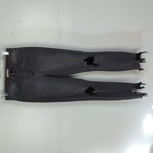 L'Agence Distressed High Rise Skinny Jeans